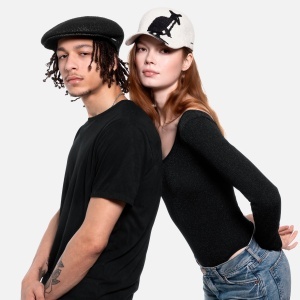 Kangol Retro Big Kroo 7100 Flat Cap, Black - Img 3