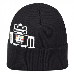 Kangol robot Muetze, Schwarz