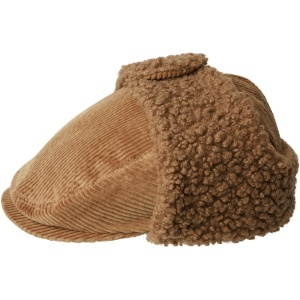 Kangol, Sapca earflaps cozy cord bugatti, Maro caramel