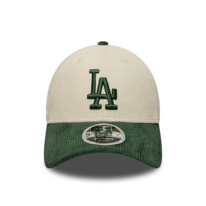 New Era, sapca 9forty Cord LA Dodgers, Verde/ Bej 2