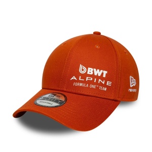 New Era, sapca 9forty sidehit Alpine racing, Portocaliu aprins