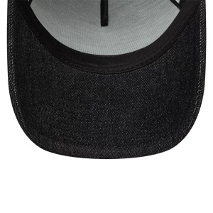 New Era, sapca trucker denim patch, Negru mat - Img 5