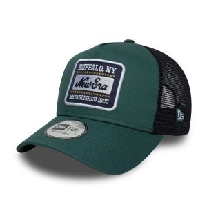 New Era, sapca trucker patch Buffalo NY, Verde persan