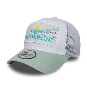 New Era, sapca trucker summer Santorini, Verde pastel