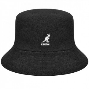Palarie Kangol Bermuda Bucket Negru