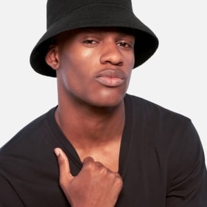 Palarie Kangol Bermuda Bucket Negru 5