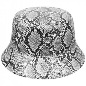 Palarie Kangol Snakeskin Bucket Negru 5