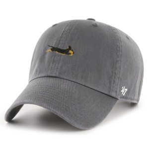 47 Brand, Sapca clean up base runner icon dogs 'Dachshund', Gri antracit