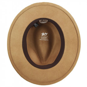 Palarie Bailey of Hollywood Nelles LiteFelt Fedora Maro Camel 5