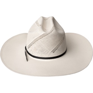 Bailey Western, palarie cowboy Glasco 20X Shantung, Alb fildes 3