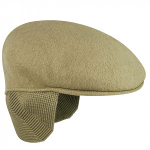 Basca Kangol Wool 504 Earlap Taupe 2