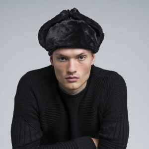 Caciula Kangol Wool Ushanka Negru 6
