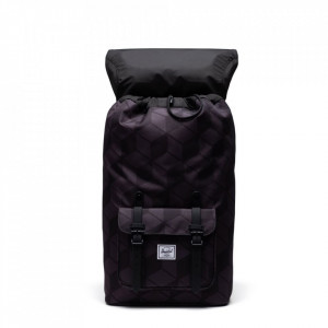 Rucsac Herschel Little America Optic Check Negru 2