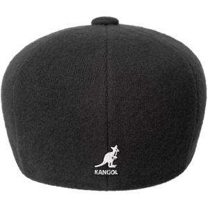 Kangol, basca din lana Panel 575, Negru mat