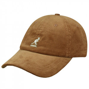 Kangol Baseballkappe aus Baumwolle, Braun, Ein­heits­grö­ße
