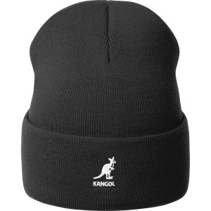 Kangol, caciula barbati 2-way text, Negru mat