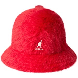 Kangol, palarie bucket furgora casual, Rosu mac