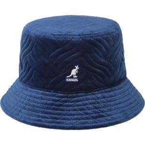 Kangol, Palarie plush puff bucket, Albastru marin
