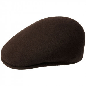 Kangol schiebermütze wolle 504, Dunkelbraun