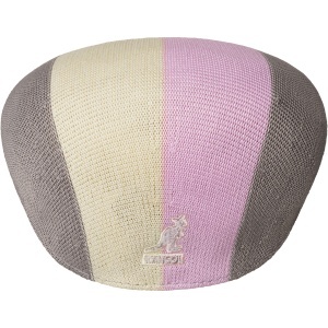 Kangol tropic bold stripe 504 flatcap, Grey stripe - Img 2