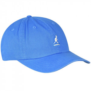 Sapca Kangol Washed Cotton Adjustable Baseball Albastru 2