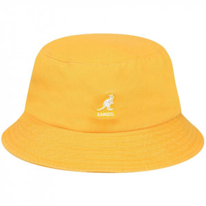 Kangol Washed Bucket Hat, Marigold
