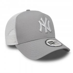 Sapca New Era clean trucker new york yankees gri 2