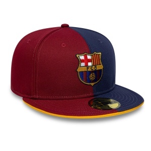 New Era, sapca 59fifty poly FC Barcelona, Albastru/ Rosu - Img 3