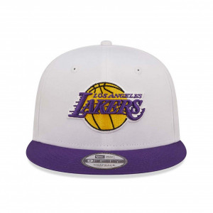New Era sapca alba 9fifty la lakers white crown team 2