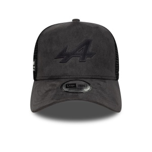 New Era, sapca trucker faux Alpine Racing, Gri carbune - Img 2