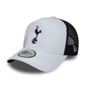 New Era, sapca trucker pattern knit Tottenham Hotspur, Alb ecru
