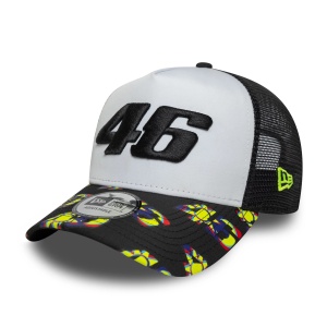 New Era, sapca trucker print visor VR46, Negru