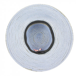 Palarie Betmar Jasmine Braided Wide Brim Charcoal 4