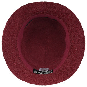 Palarie Kangol bermuda stripe bucket rosu inchis 5