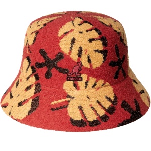 Palarie Kangol Plant Love Lahinch Bucket Rosu