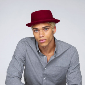 Palarie Kangol Polished Pork Pie Rosu 6