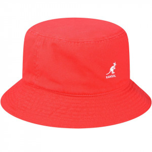 Palarie Kangol Washed Bucket Cherry Glow Rosu 4