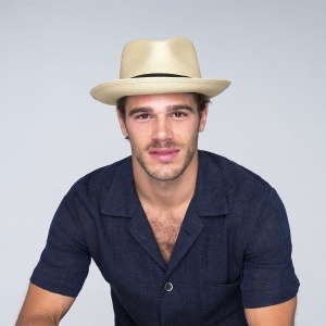 Palarie panama Bailey 1922 salter fedora, Natural 2