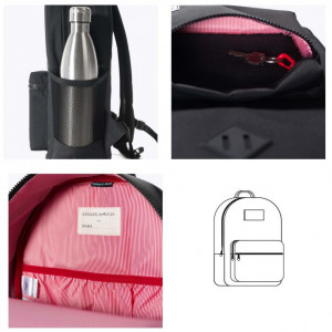 Rucsac pentru copii Herschel Heritage XL Cloudburst Neon 5
