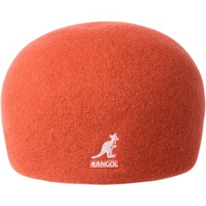 Sapca barbati Kangol seamless wool 507, portocaliu 2