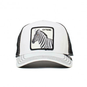 Sapca Goorin Brothers Trucker Exxxtreme Zebra Alb 2