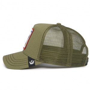 Sapca Goorin Brothers Trucker Freedom Eagle Verde 3