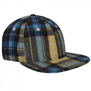 Sapca Kangol Tartan Flat Brim Silt Check 2