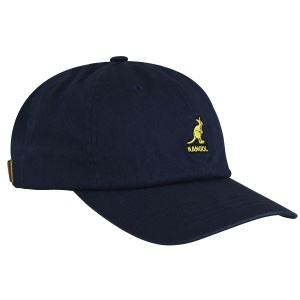 Sapca Kangol Washed Cotton Adjustable Baseball Bleumarin 2