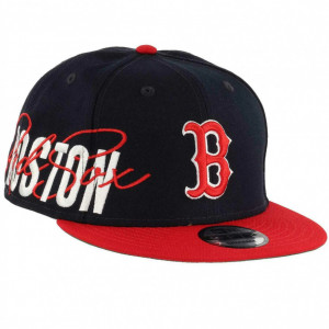 Sapca New Era 9fifty Boston Red Sox Side Font Bleumarin 2