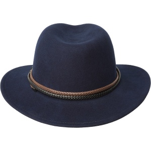 Bailey 1922, palarie nelles litefelt fedora, Albastru 2