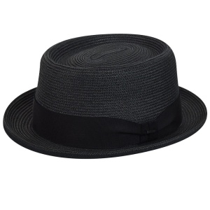 Bailey 1922, palarie waits pork pie, Negru