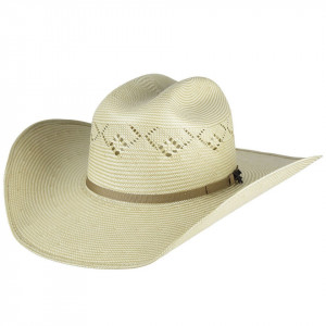 Bailey Western, palarie cowboy Koslo II 15X Rodeo, Alb fildes