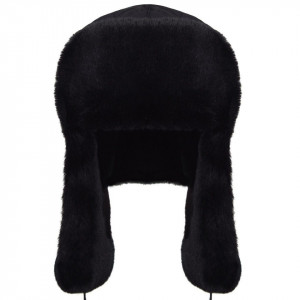 Caciula Kangol Quilted Trapper Negru 2