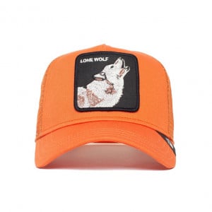 Sapca Goorin Brothers Trucker Wolf Man Portocaliu